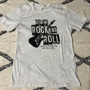 Bella Canvas size M Old Time Rock and Roll tee